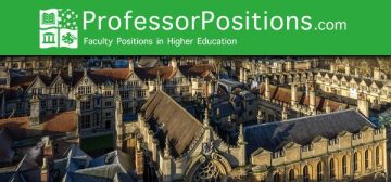 Academic Appointments in Higher Education on ProfessorPositions-December 6, 2021