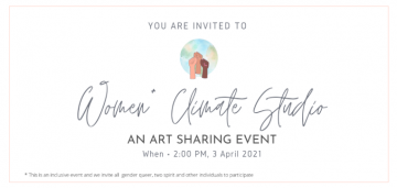 April 3: Women x Climate Studio: An Art-Sharing Event