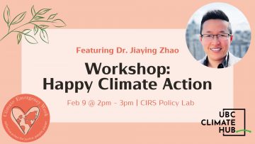 Feb 9, 2pm – 3pm | Workshop: Happy Climate Action