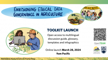 Toolkit launch: Ethical data governance for agriculture | Thursday, March 28, 2024