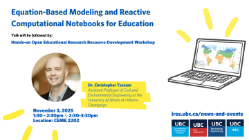 Equation-Based Modeling and Reactive Computational Notebooks for Education | Nov 3